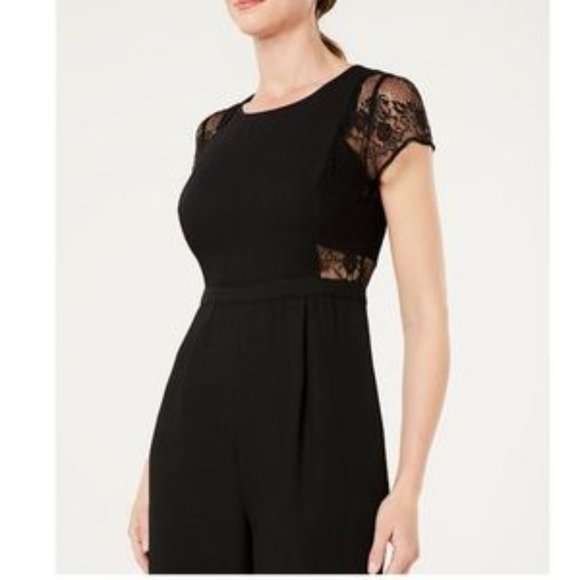 NWT black lace romper  jumpsuit 19 Cooper from Nordstrom's - Picture 3 of 4